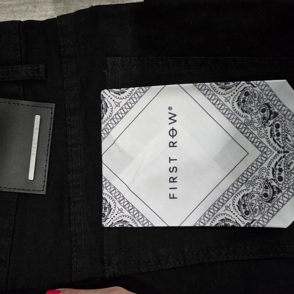 Men's Black Graphic Jeans - Picture 3 of 6